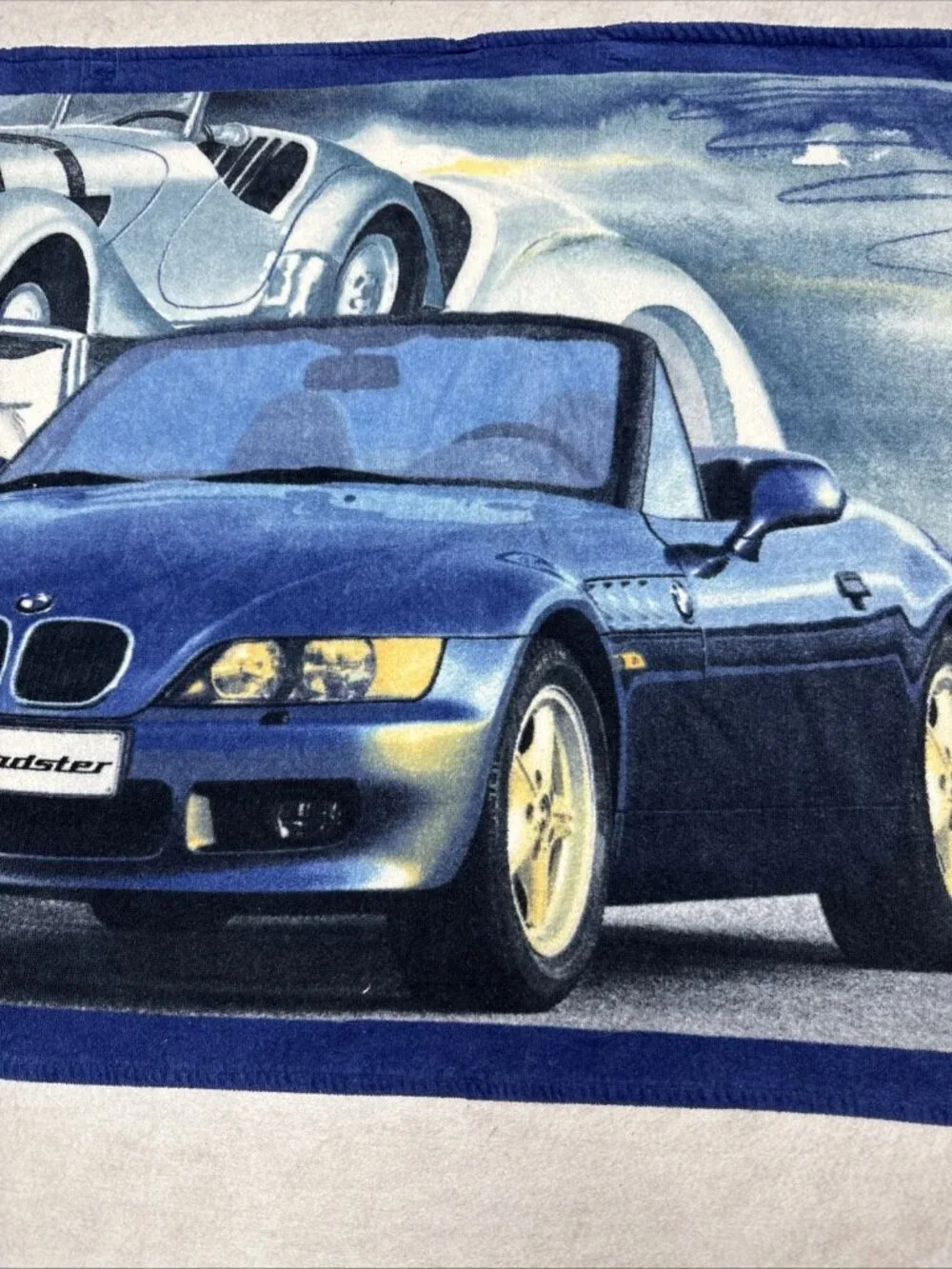 BMW Z3 Roadster Beach Towel Vintage 90s Limited Edition Germany